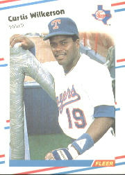 1988 Fleer Baseball Cards      481     Curtis Wilkerson